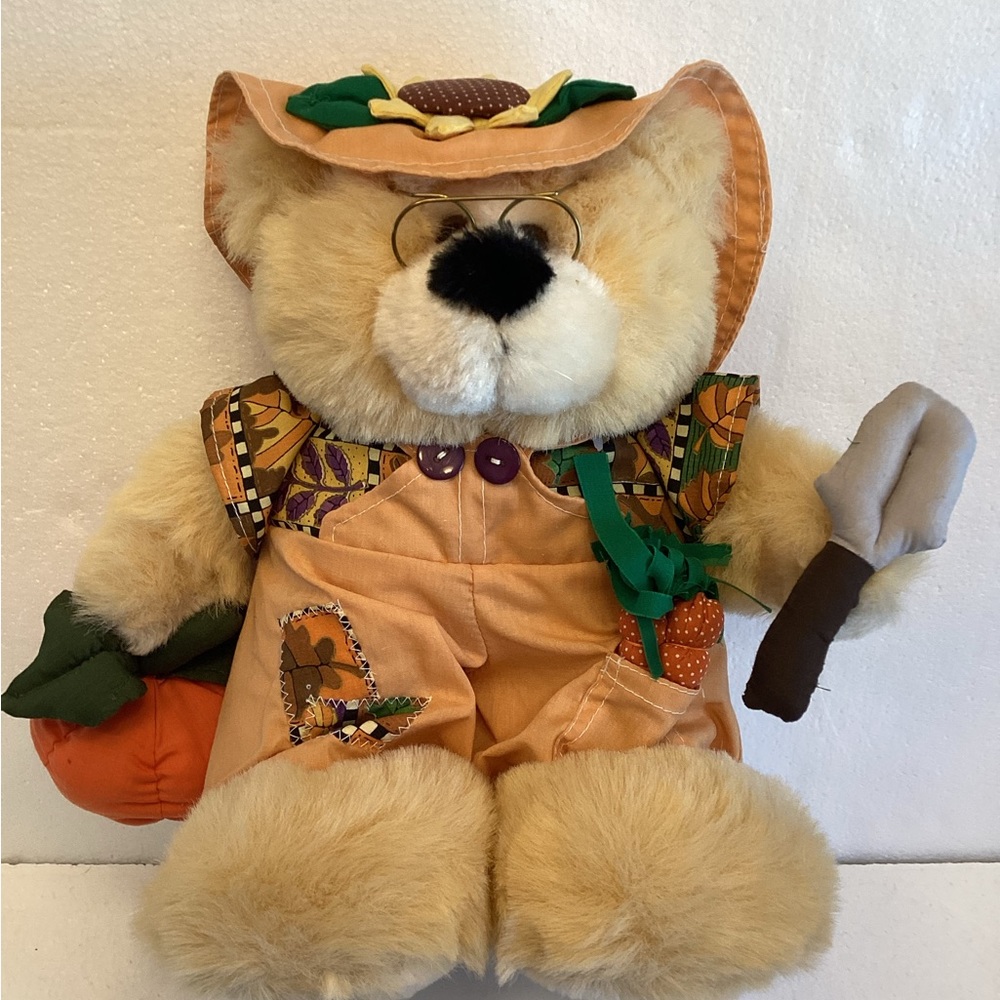 Vintage 1999 Joelson Industries Gardening Teddy Bear